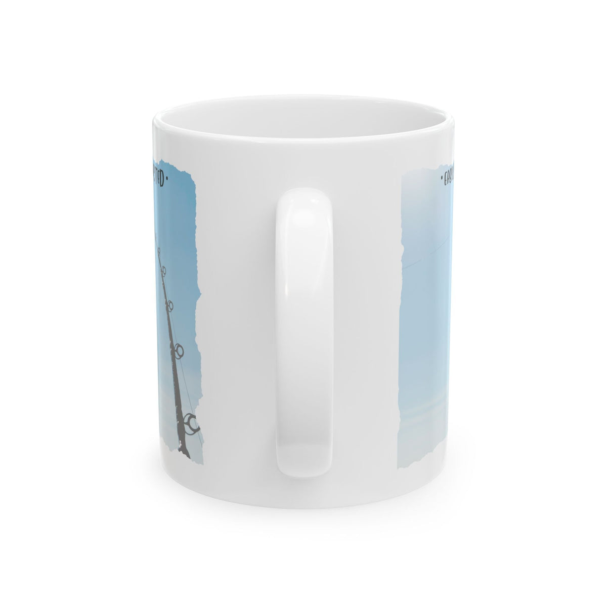 Easily Distracted By Fishing Ceramic Mug - Bent Rod - Get Tight Gear