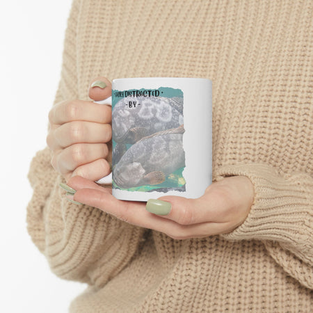 Easily Distracted By Fishing Ceramic Mug - Groupers - Get Tight Gear