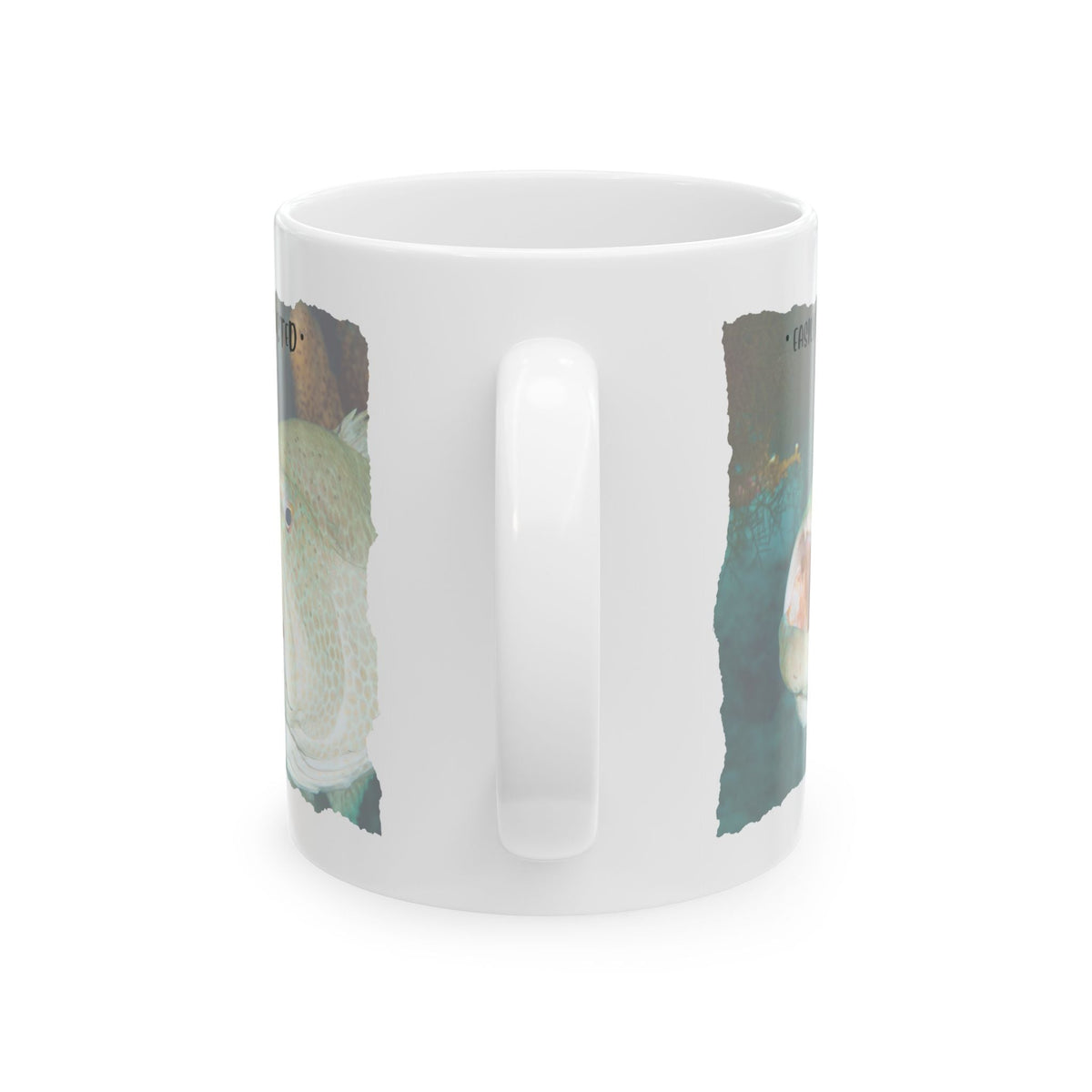 Easily Distracted By Fishing Ceramic Mug - Reef Fish - Get Tight Gear