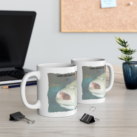 Easily Distracted By Fishing Ceramic Mug - Reef Fish - Get Tight Gear