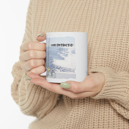 Easily Distracted By Fishing Ceramic Mug - Single Troll - Get Tight Gear