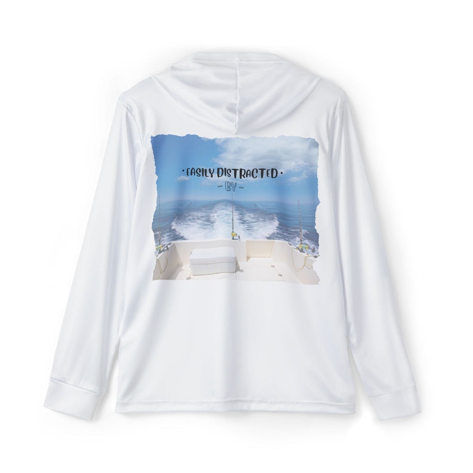 Easily Distracted By Fishing Long Sleeve Shirt - Calm Troll - Get Tight Gear