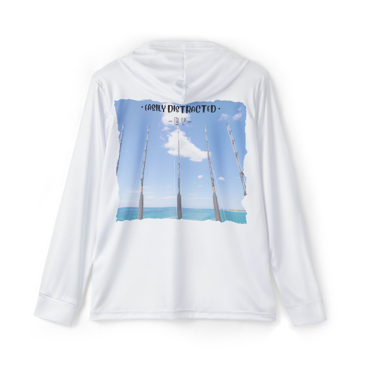 Easily Distracted By Fishing Long Sleeve Shirt - Rods - Get Tight Gear