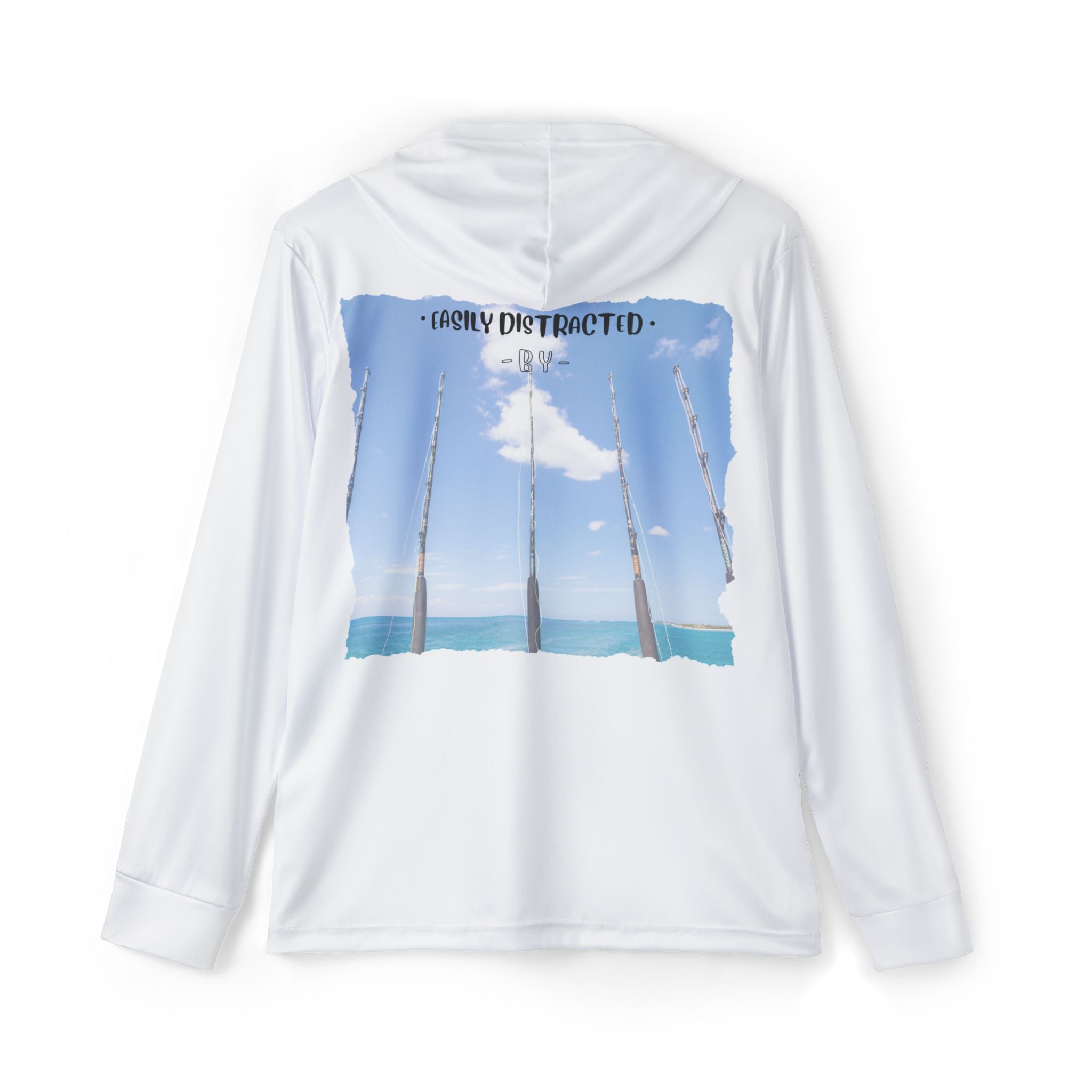 Easily Distracted By Fishing Long Sleeve Shirt - Rods - Get Tight Gear