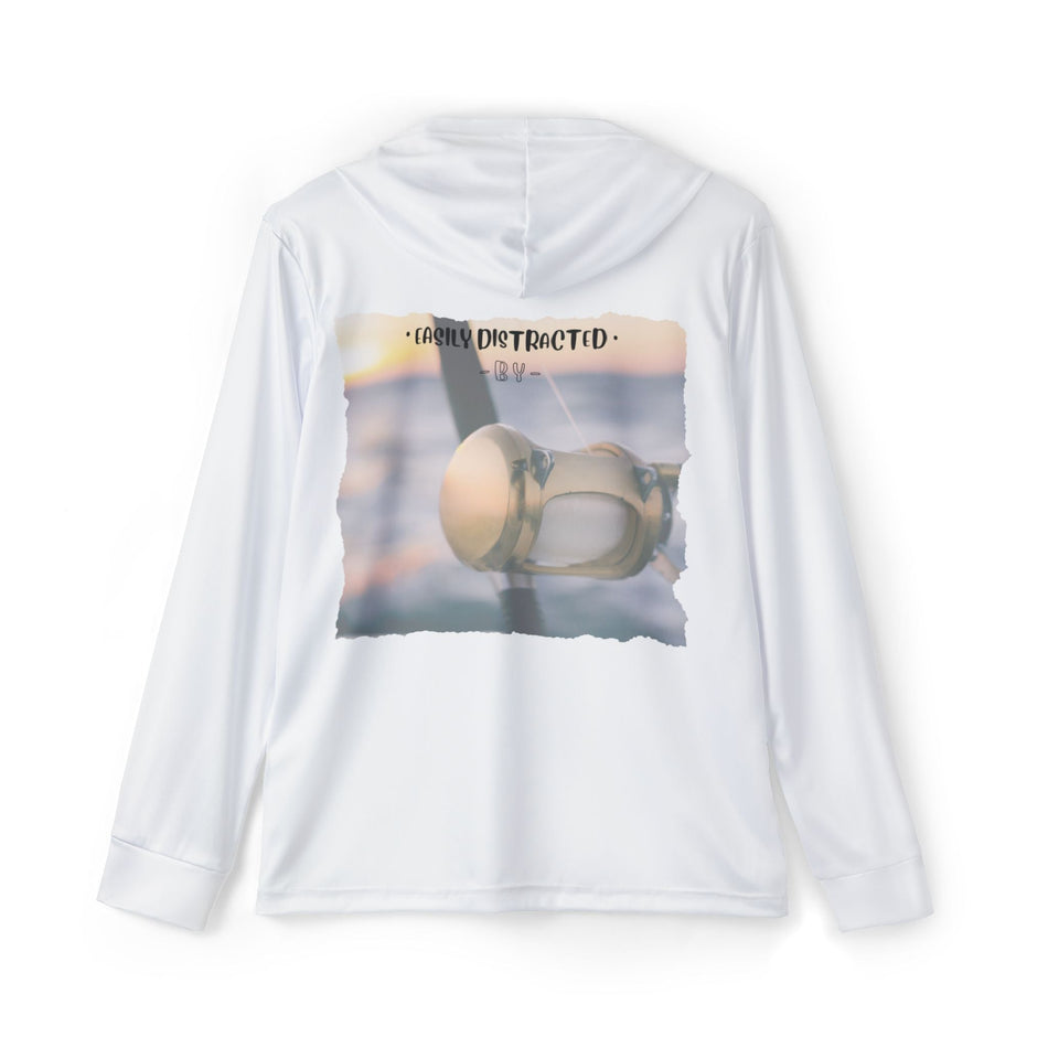 Easily Distracted By Fishing Long Sleeve Shirt - Sunset - Get Tight Gear