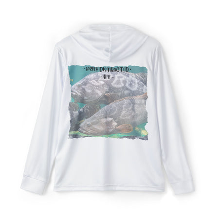 Easily Distracted By Groupers Long Sleeve Shirt - Get Tight Gear