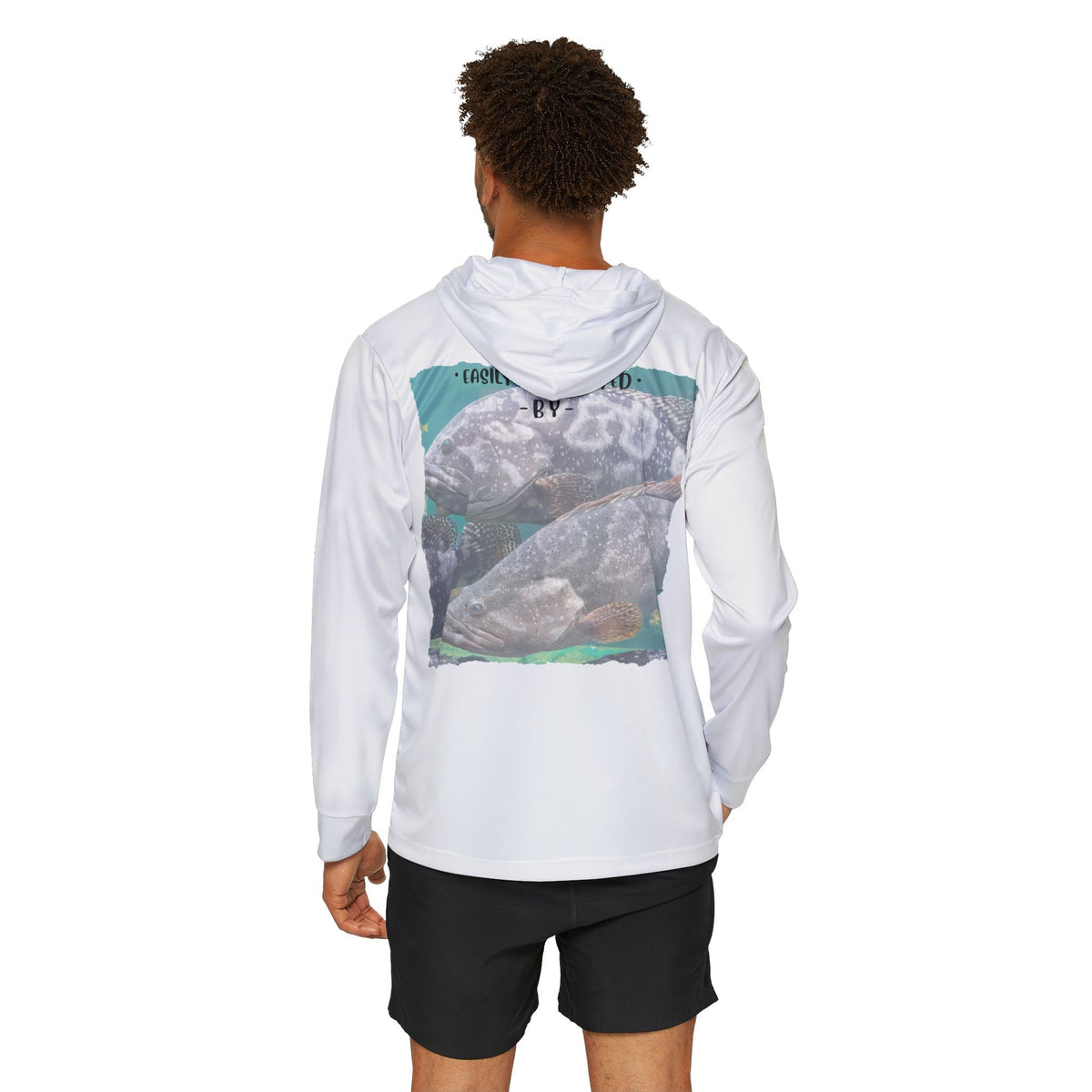 Easily Distracted By Groupers Long Sleeve Shirt - Get Tight Gear