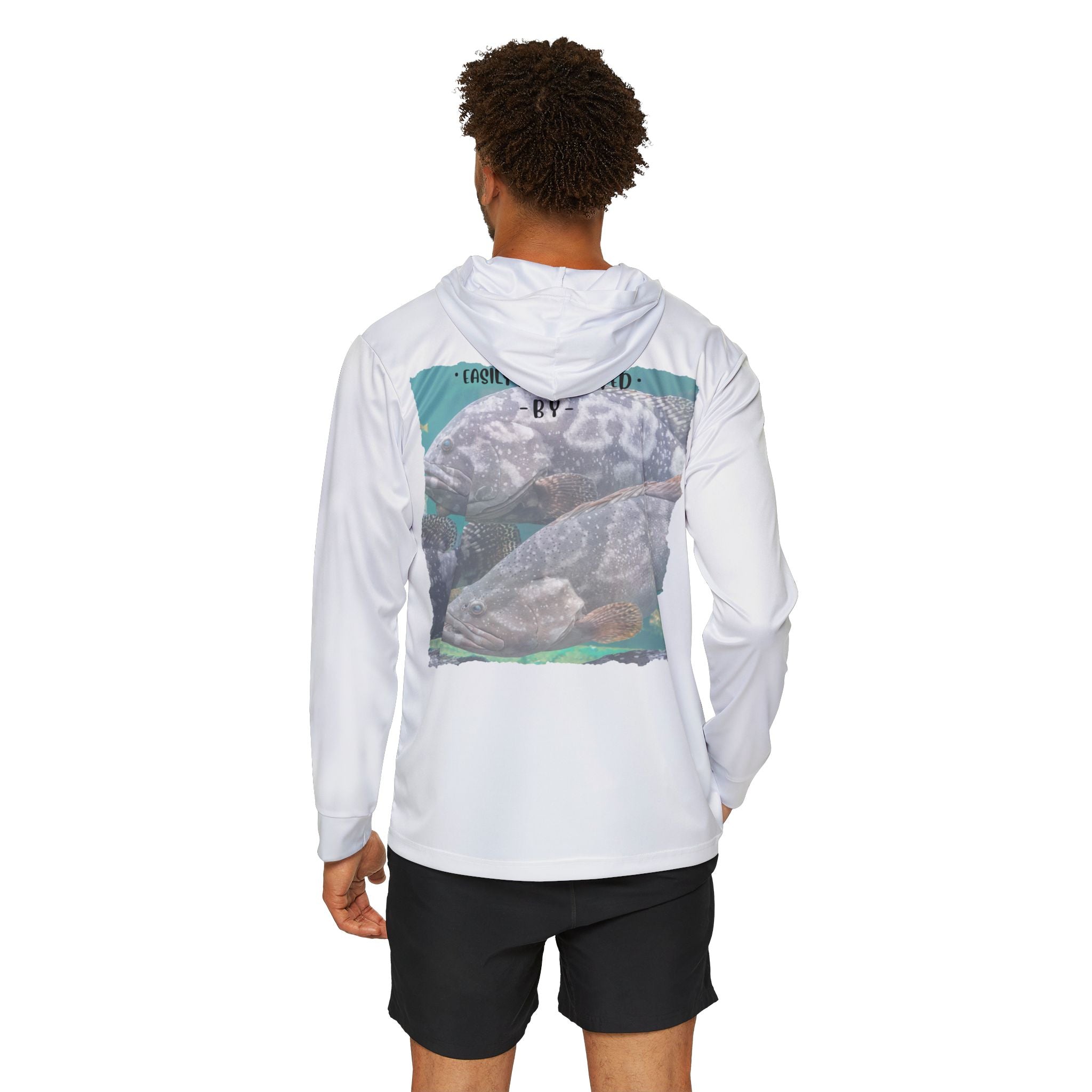 Easily Distracted By Groupers Long Sleeve Shirt - Get Tight Gear
