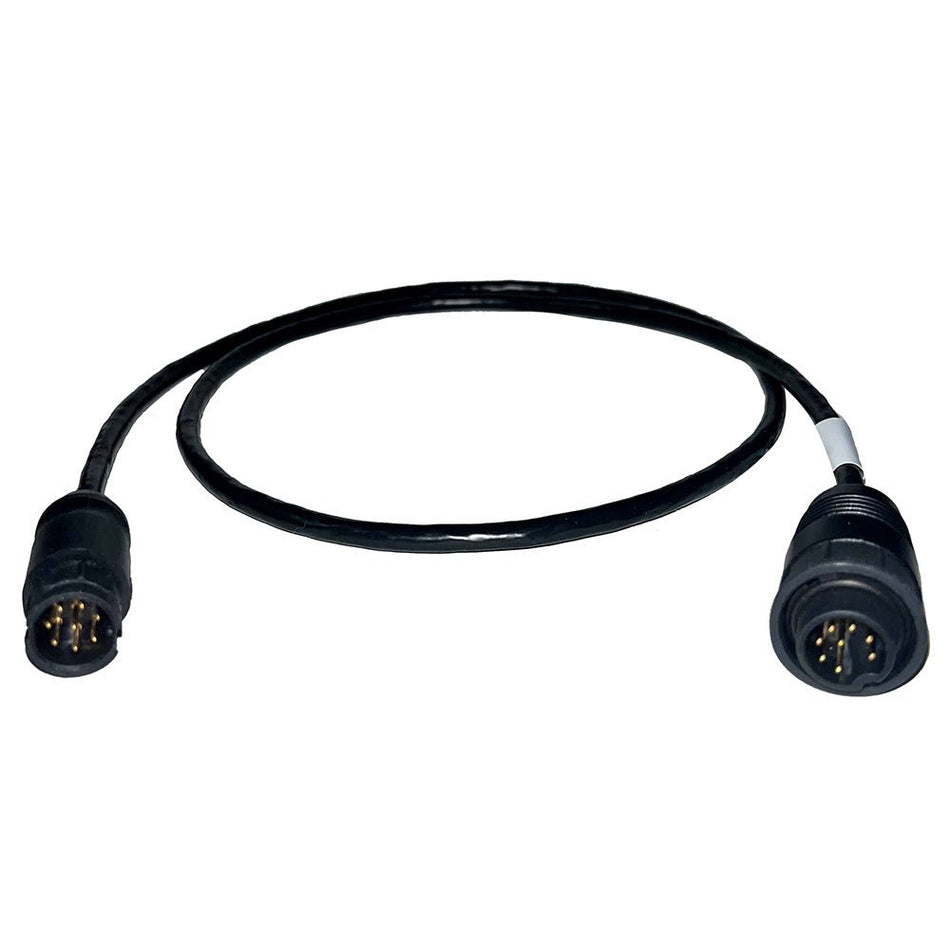 Echonautics 1M Adapter Cable w/Male 8 - Pin Black Box Connector f/Echonautics 300W, 600W & 1kW Transducers - Get Tight Gear