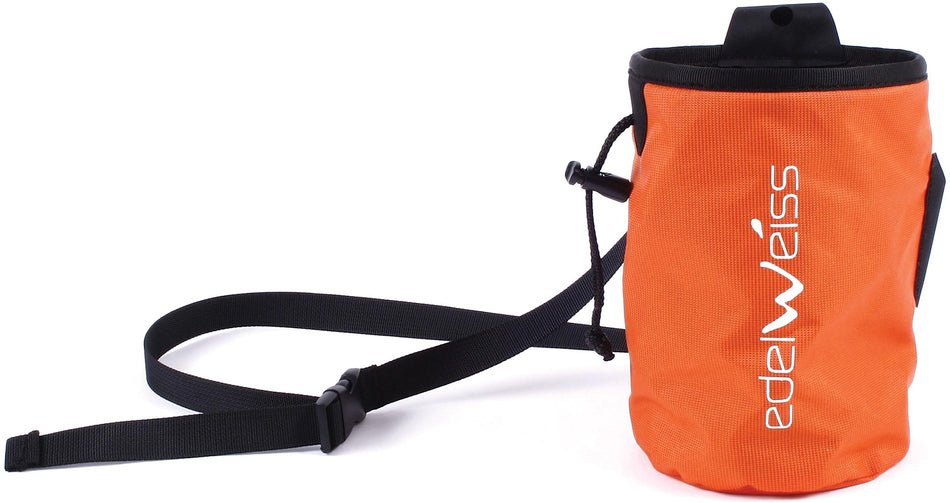 Edelweiss Chalk Bag Orange - Get Tight Gear