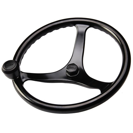 Edson "Special Ops" Powerwheel - Black w/Black Nut & Knob - Get Tight Gear