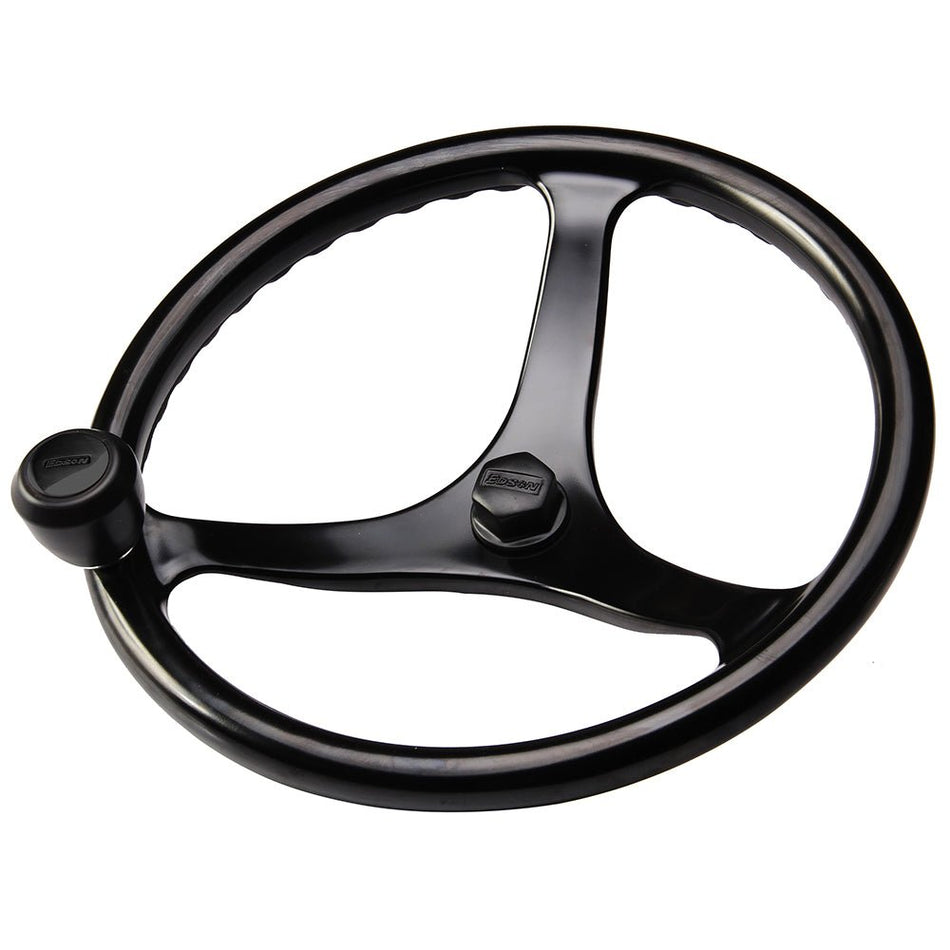 Edson "Special Ops" Powerwheel - Black w/Black Nut & Knob - Get Tight Gear