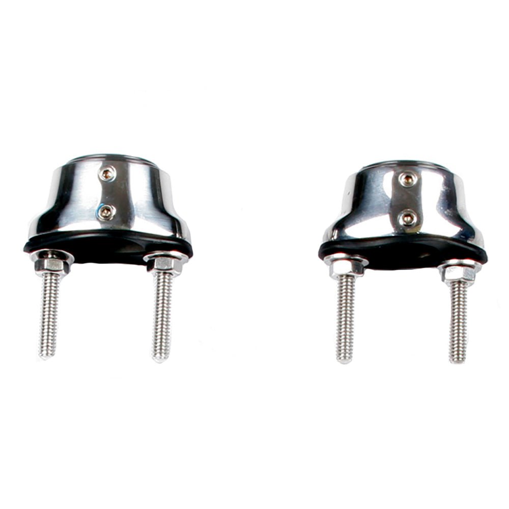 Edson Stainless Steel Pedestal Guard Mounting Feet - Pair - Get Tight Gear