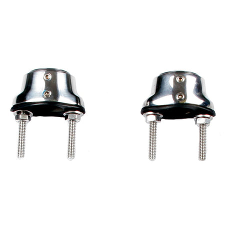 Edson Stainless Steel Pedestal Guard Mounting Feet - Pair - Get Tight Gear