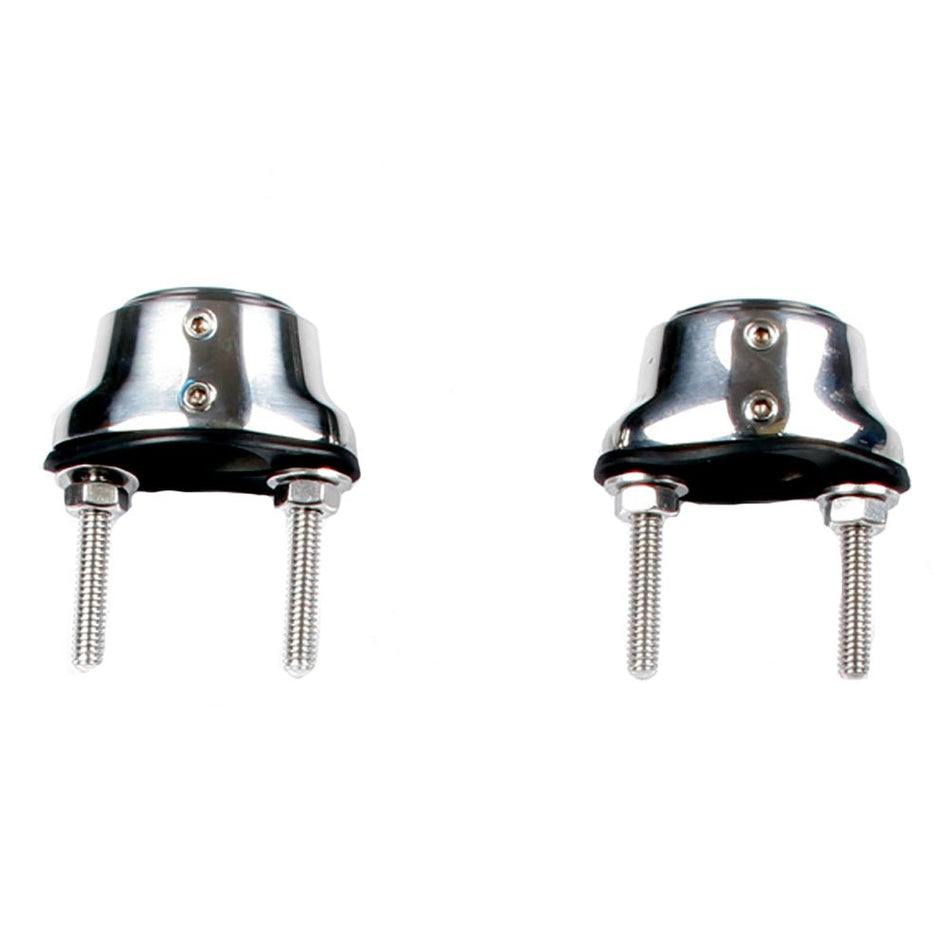 Edson Stainless Steel Pedestal Guard Mounting Feet - Pair - Get Tight Gear