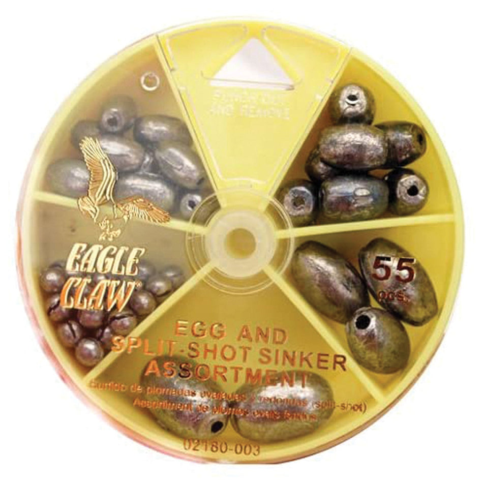 Egg Sinker And Split Shot Asst - Get Tight Gear