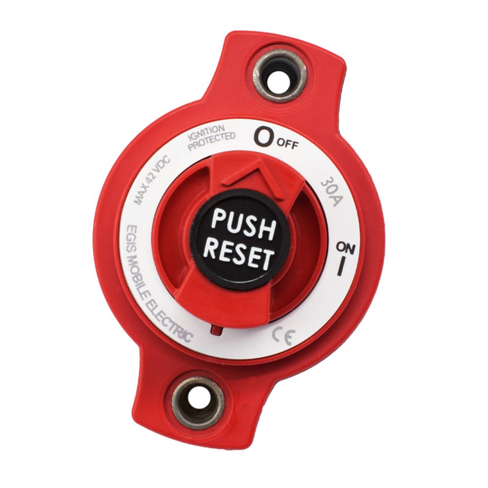 Egis 30A Panel Mount Mini Circuit Breaker - Get Tight Gear