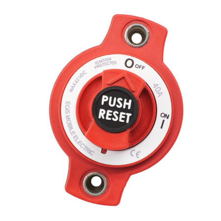 Egis 40A Panel Mount Mini Circuit Breaker - Get Tight Gear