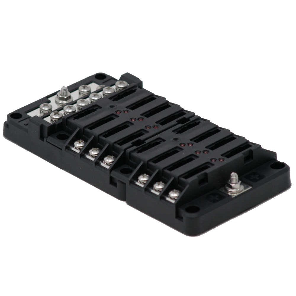 Egis RT Fuse Block 12 Position w/Ground & LED Indication - Get Tight Gear