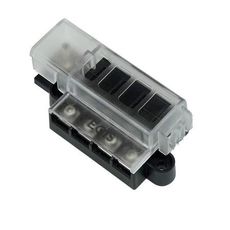Egis RT Fuse Block - 4 Circuit w/Cover - Get Tight Gear