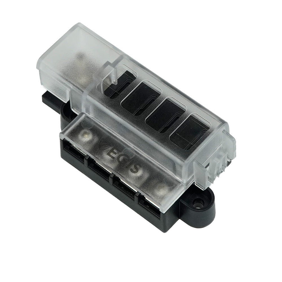 Egis RT Fuse Block - 4 Circuit w/Cover - Get Tight Gear