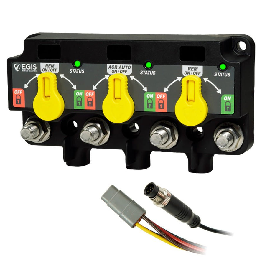 Egis Triple XD - NMEA 2000 - Relay/ACR/Relay w/Knobs - 12 Position DT - Get Tight Gear