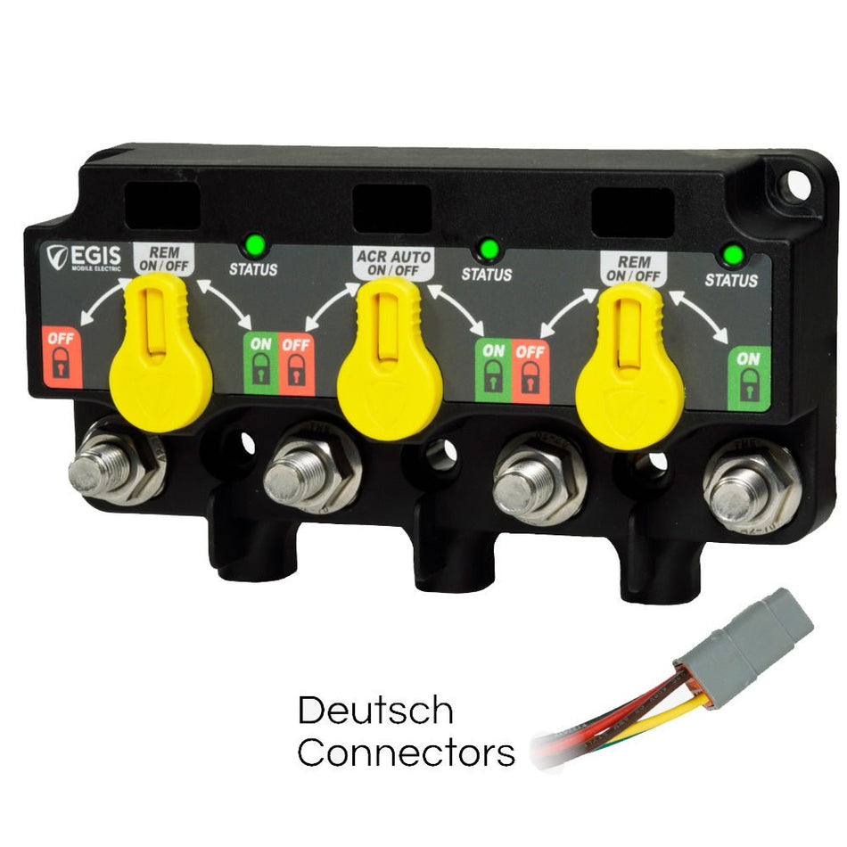 Egis XD Series Triple Flex 2 Relay - ACR - Relay w/Knobs & 3X DTM Connector - Get Tight Gear