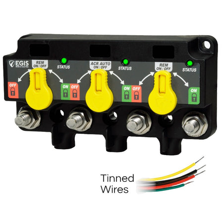 Egis XD Series Triple Flex 2 Relay - ACR - Relay w/Knobs & Tinned Wires - Get Tight Gear