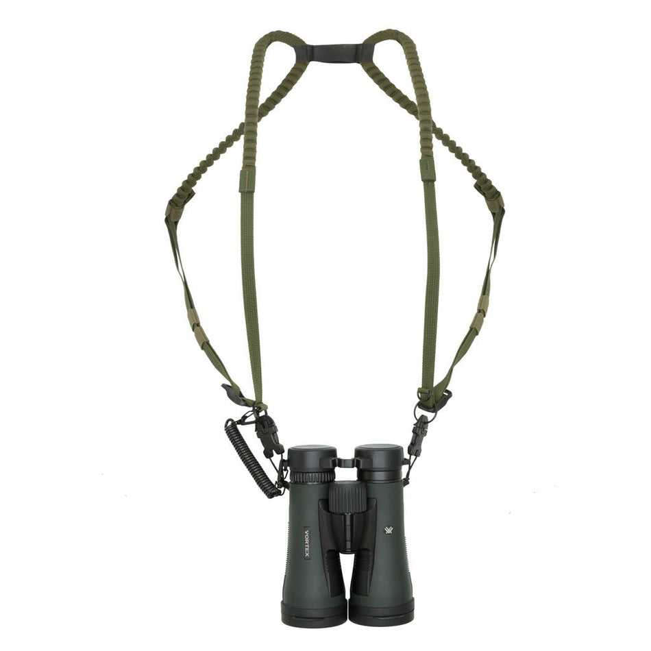 Elevation Dual Bino Harness Green/Black - Get Tight Gear