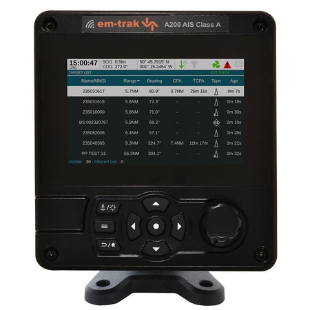 em - trak A200 Class A AIS Transceiver - Get Tight Gear