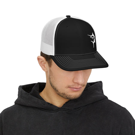 Embroidered Get Tight Gear Marlin Fishing Snapback Hat - Get Tight Gear