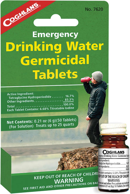 Emrgncy Drinking Water Tablet - Get Tight Gear