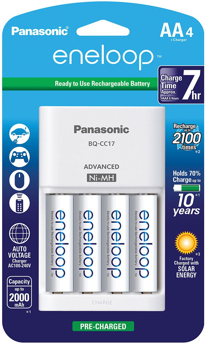 Eneloop Aa 4 Pk Charger - Get Tight Gear