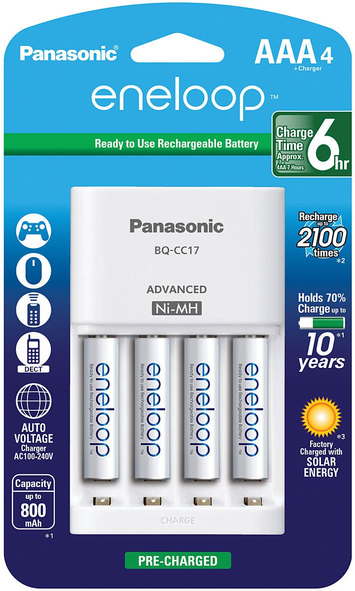 Eneloop Aaa 4 Pk Charger - Get Tight Gear