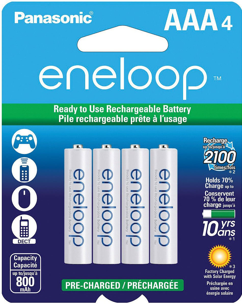 Eneloop Aaa 4 Pk Rechargeable - Get Tight Gear