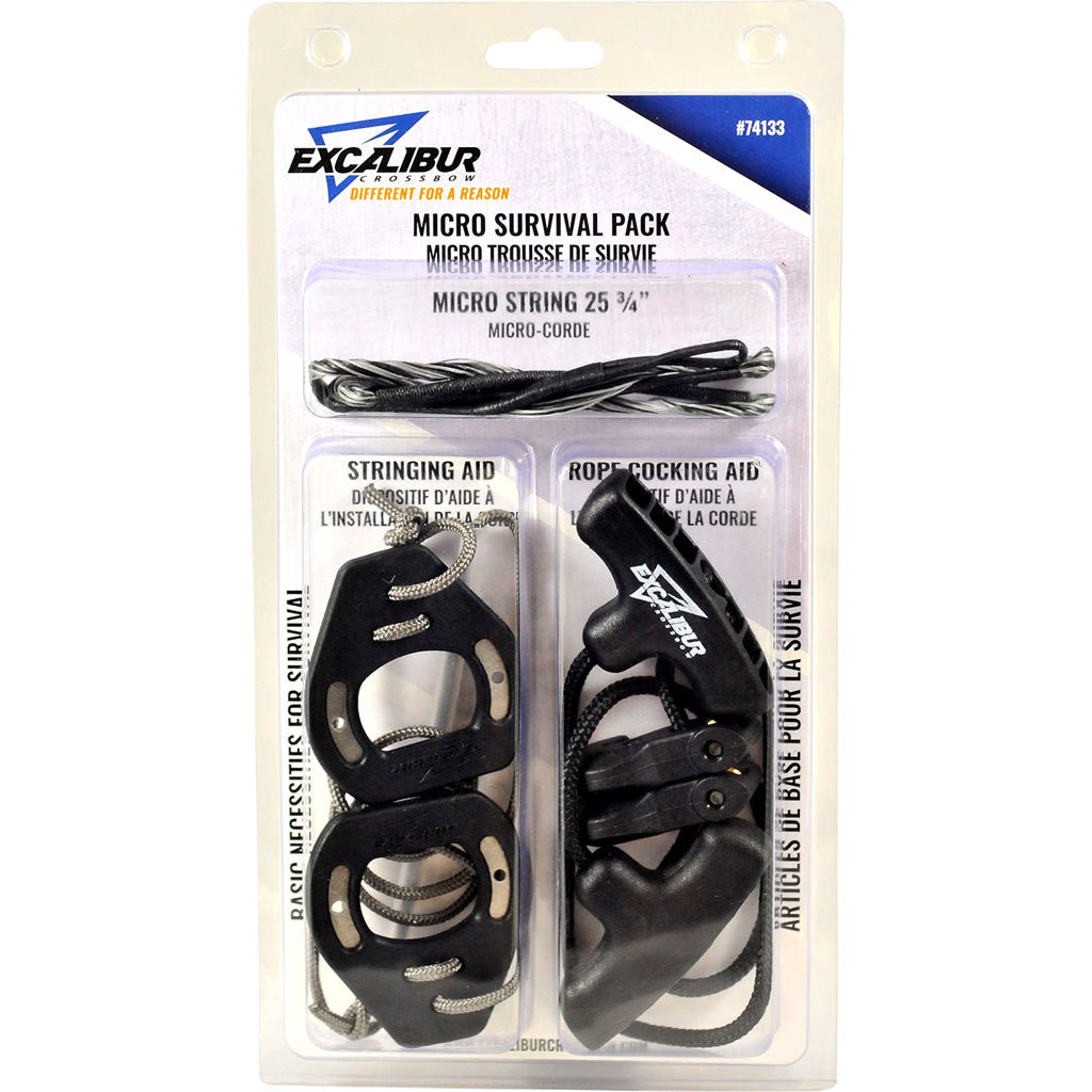 Excalibur Micro Survival Pack Micro String, Rope Cocker and Stringing Aid - Get Tight Gear