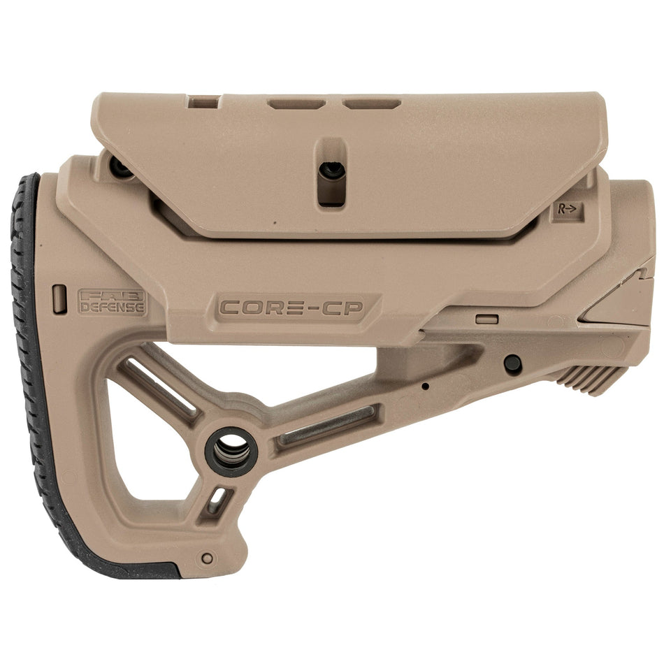 FAB DEF AR15/M4 CMPCT STK W/CP FDE - Get Tight Gear