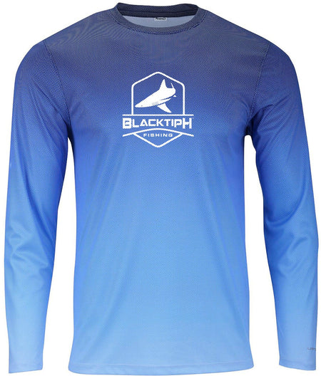 Faded Blue Interlock Performance Shirt - Get Tight Gear