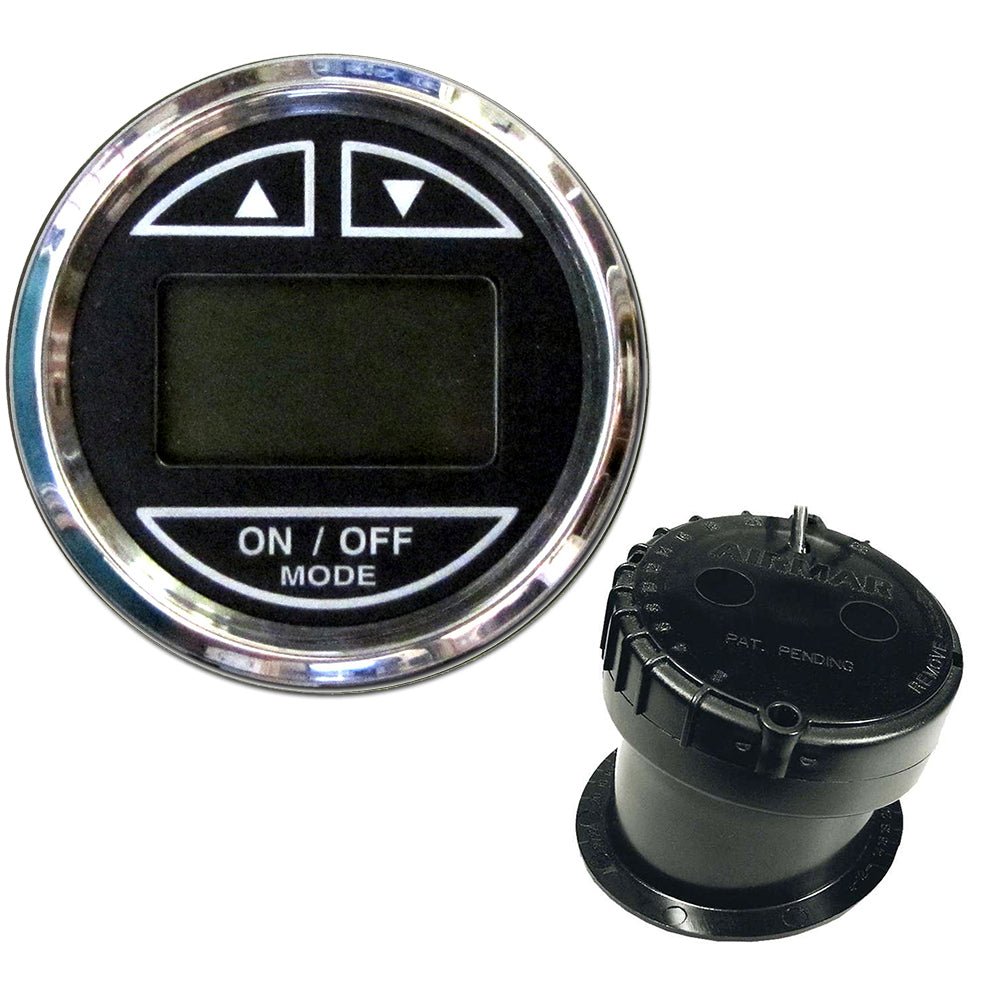 Faria Chesapeake Black 2" Depth Sounder w/In - Hull Transducer - Get Tight Gear