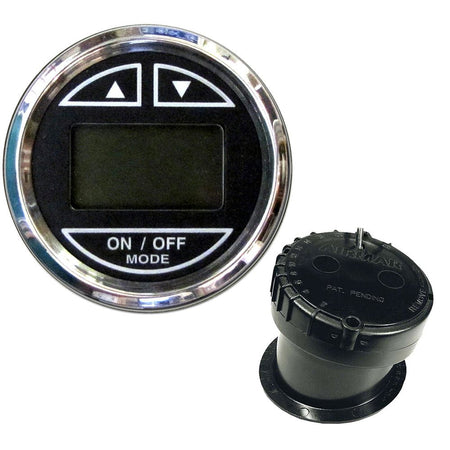 Faria Chesapeake Black 2" Depth Sounder w/In - Hull Transducer - Get Tight Gear