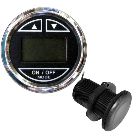 Faria Chesapeake Black 2" Depth Sounder w/Thru - Hull Transducer - Get Tight Gear