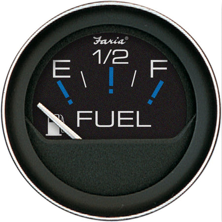 Faria Coral 2" Fuel Level Gauge (E - 1/2 - F) - Get Tight Gear