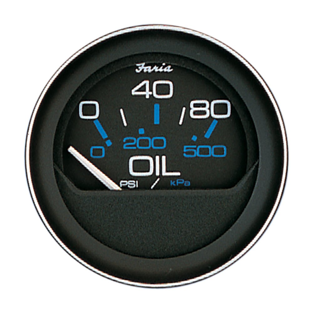 Faria Coral 2" Oil Pressure Gauge (80 PSI) - Get Tight Gear
