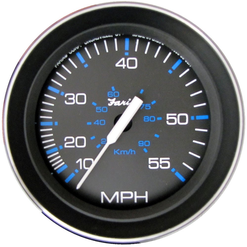 Faria Coral 4" Speedometer (55 MPH) (Pitot) - Get Tight Gear