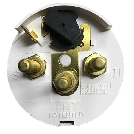 Faria Dress White 2" Cylinder Head Temperature Gauge (60 - 220 F) - Get Tight Gear