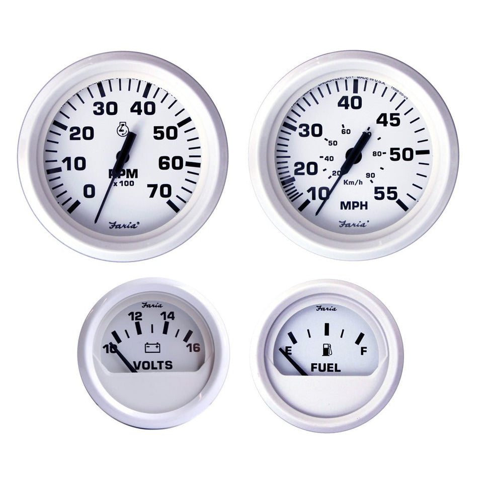 Faria Dress White Boxed Set - Outboard Motors - Get Tight Gear