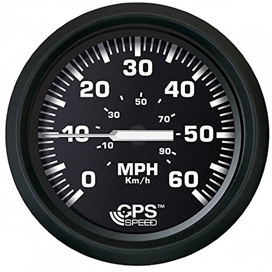 Faria Euro Black 4" Speedometer 60MPH (GPS) - Get Tight Gear