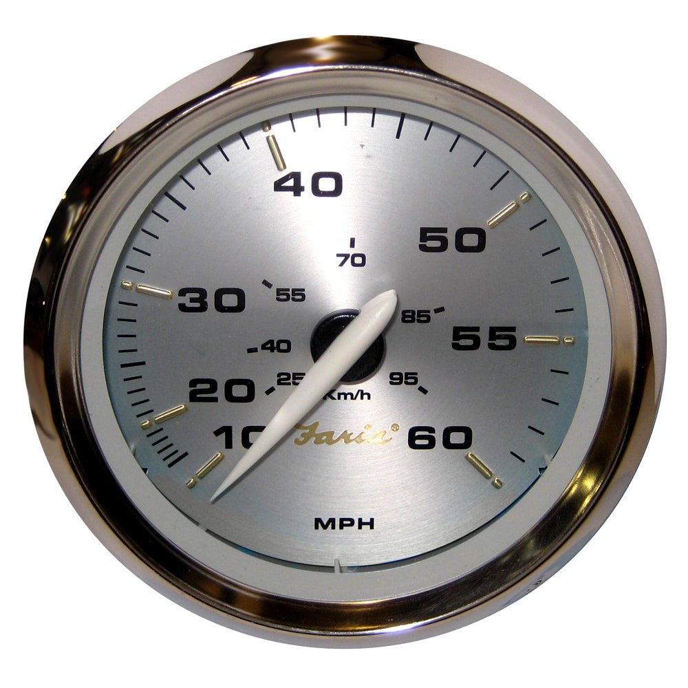 Faria Kronos 4" Speedometer - 60MPH (Mechanical) - Get Tight Gear