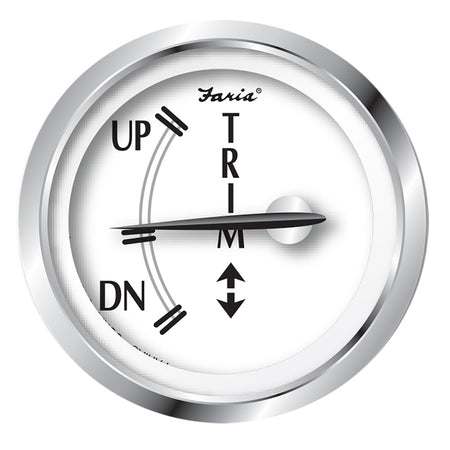 Faria Newport SS 2" Trim Gauge f/J/E/Suzuki Outboards - Get Tight Gear