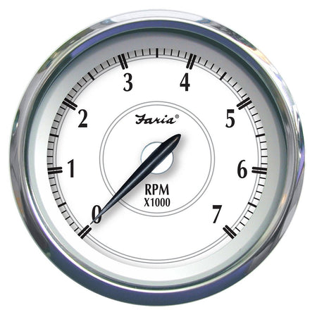 Faria Newport SS 4" Tachometer f/Gas Outboard - 7000 RPM - Get Tight Gear